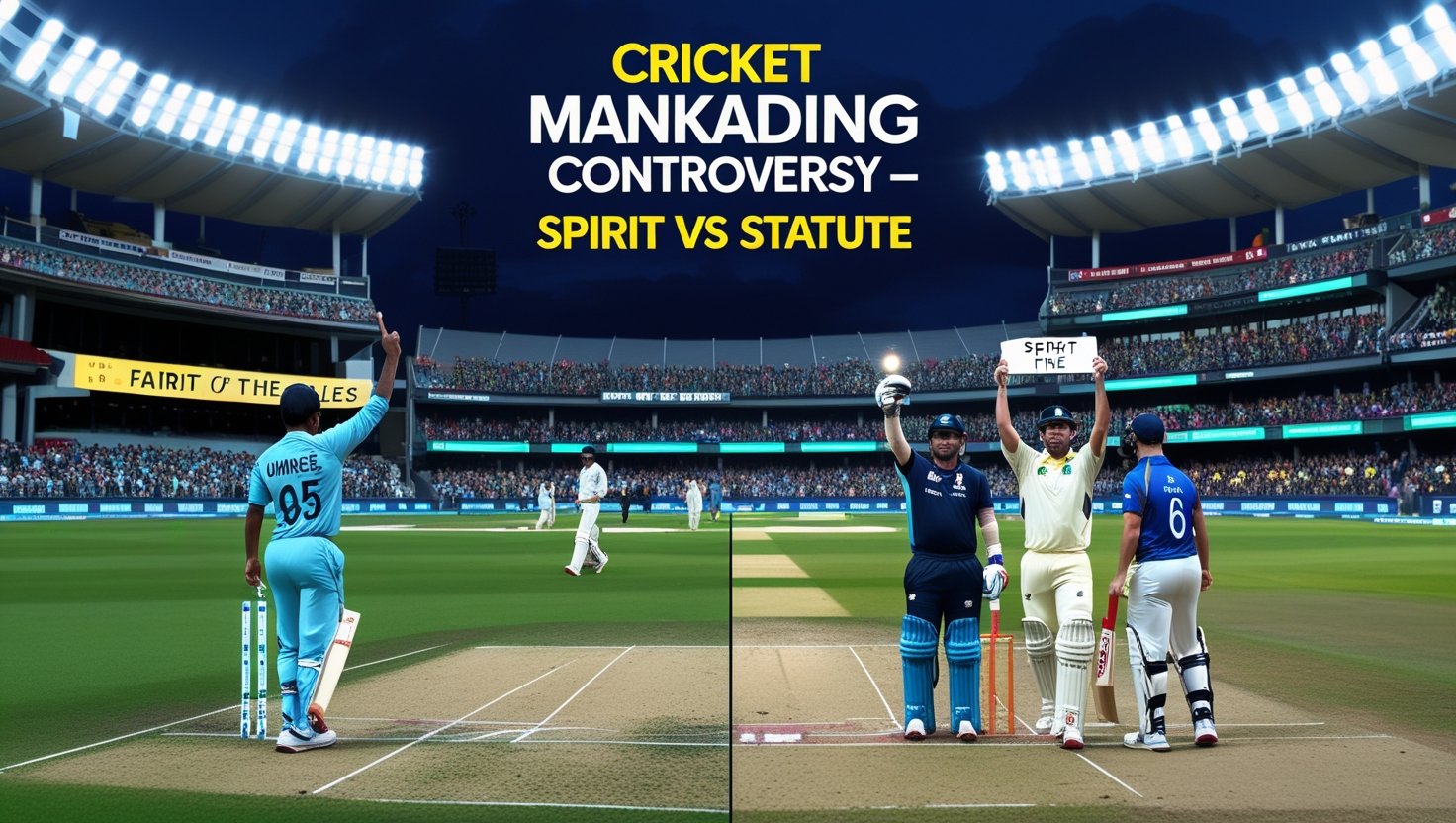 Cricket Mankading Controversy | Spirit vs Statute